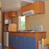Interieur stacaravan
